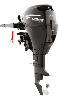 HIDEA 9.9 HP Kısa Şaft 4 Zamanlı Manuel Deniz Motoru-HDF9.9HS