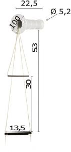 3 basamaklı acil durum merdiveni