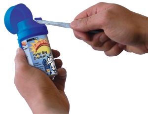 Davis portatif, plastik kutulu torba dispenseri