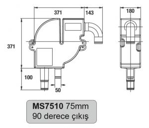 Halyard Millennium Egzoz - Su Seperatörü