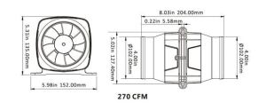 Blower 100mm-24V