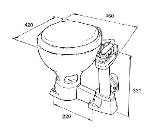 Raske RM69 marine tuvalet