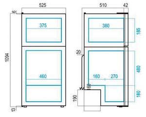 Buzdolabı/Derin Dondurucu. Model DP150i
