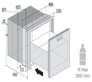 Buzdolabı. Model DW75 RFX