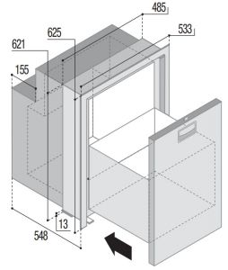Buzdolabı. Model DW90 RFX