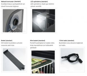 VitrifrigoPortatif Buzdolabı-Dondurucu. Model C65L.