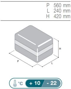 Vitrifrigo Portatif Buzdolabı-Dondurucu. Model VF16P