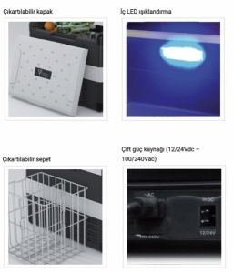 Vitrifrigo Portatif Buzdolabı-Dondurucu. Model VF55P