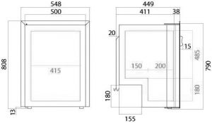 Buzdolabı. Model C85iX