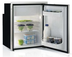 Buzdolabı. Model C90iX. Paslanmaz çelik kapaklı.