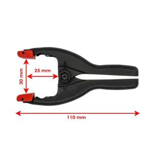 Rox 0151 Yaylı Mandal Tip Kıskaç İşkence 30 mm (2 li)