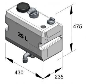 Vetus dik montaj pis su tankı