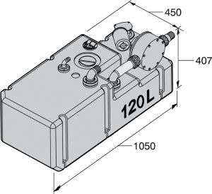 Vetus pis su tankı sistemi