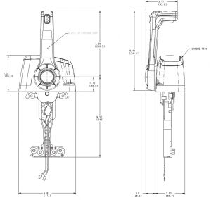Seastar Tekli Kumanda Kolu Trimli CHX8151
