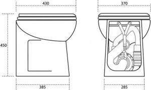 Planus Elite Tuvalet 12V Beyaz