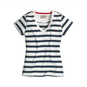 Musto Çizgili Tişört, kadın