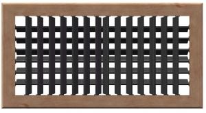 Tik çerçeveli hava çıkış ızgarası