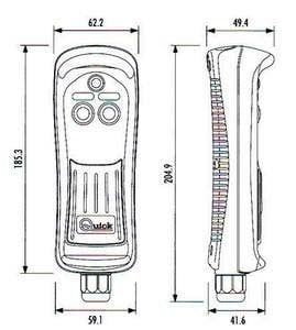 Uzaktan Kumanda El Tipi 4 Buton