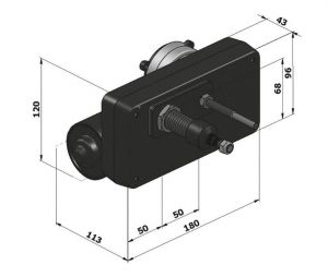 Exalto 232BD Serileri MD1 Silecek Motoru