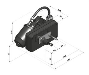 Exalto 232BD Serileri MD1 Silecek Motoru