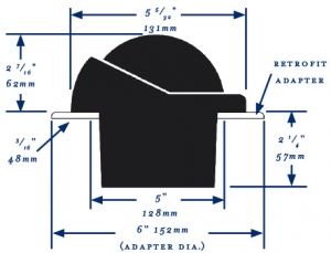 Ritchie Helmsman HF-743 gömme pusula