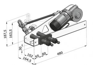 Exalto 280BS Serileri HD2 Silecek Motoru