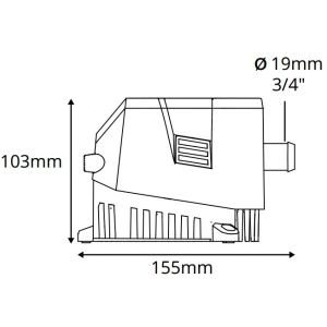 Sahara Sintine Pompası Mk2 800 12V