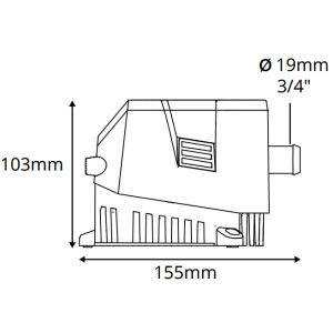 Sahara Sintine Pompası Mk2 800 24V