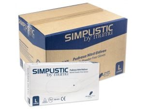 Simplistic By Mumu Pudrasız Nitril Eldiven 50 li