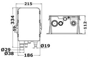 Europump duş boşaltma sistemi