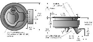 Southco Marine M1 kulplu kilit