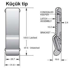 Southco Marine C7 gergili kilit