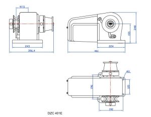 DZC 401 Yatık Irgat 24V-1200W