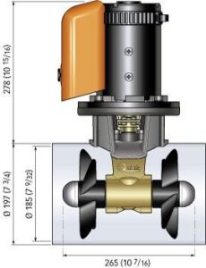 Başpervane 105Kgf 12V 185mm