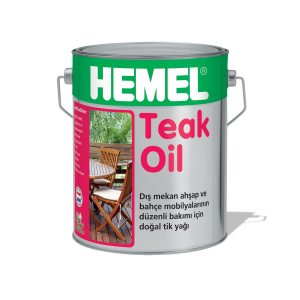HEMEL Teak Oil - 1.Sınıf Tik Yağı 0.750 LT