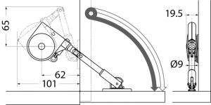 Sugatsune Kapak Tutucu