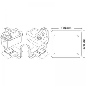 Akü / Tank sabitleme braketi