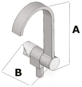 Döner başlıklı musluk