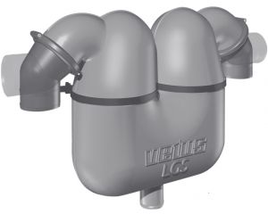 Jeneratör egzoz gaz/su ayırıcısı