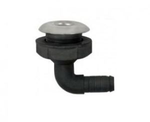 Krom Kafalı Plastik Firar Dirsekli 19mm
