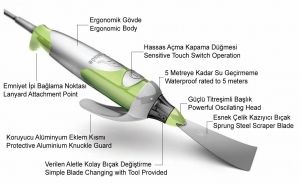 Waveblade Elektrikli kekamoz kazıyıcı