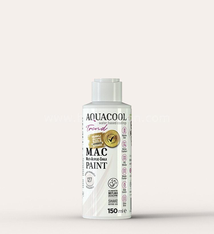 Trend M.A.C Su Bazlı Deniz Kabuğu 127 Lake Boya 150 ml