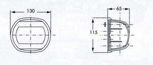 Seyir Feneri Maxi 20 Krom 24V
