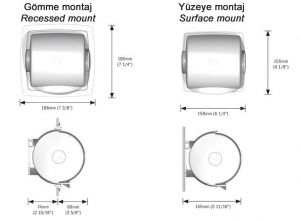 Dryroll yenilikçi su geçirmez tuvalet kâğıtlığı
