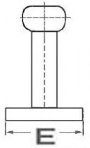 Koç boynuzu. 310 mm. Model Nordik.