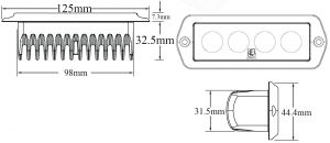 Lumitec güverte aydınlatma lambası