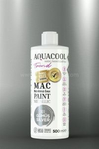 Trend M.A.C Su Bazlı Akrilik Vernikli Lake Metalik 901 Gümüş Boya 120 ml