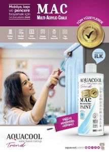 Trend M.A.C Su Bazlı Akrilik Vernikli Lake Metalik 909 Bakır Boya Boya 120 ml