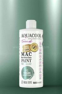 Trend M.A.C Su Bazlı Akrilik Vernikli Lake Metalik 912 Yeşil Boya 120 ml