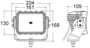 Hella Marine AS3 Ağır Hizmet Led Projektör